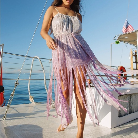 Sundress Dresses & Skirts - Sundress Nicole Ombré Sequin Dress